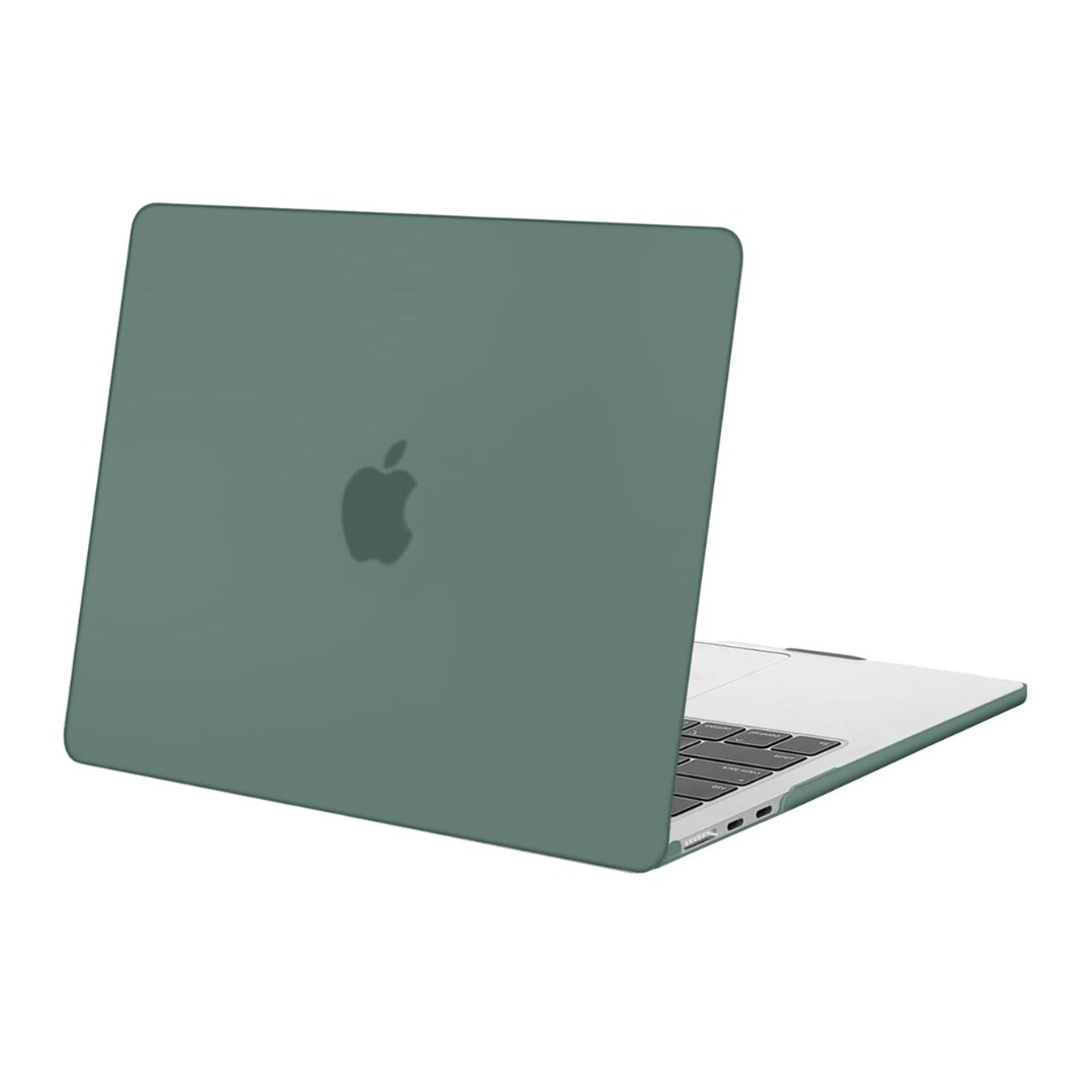 FUNDA CASE PARA MACBOOK AIR 13.6 ' M5 A3449 / M4 A3240/ M3 A3113 / M2 A2681 - VERDE - 1