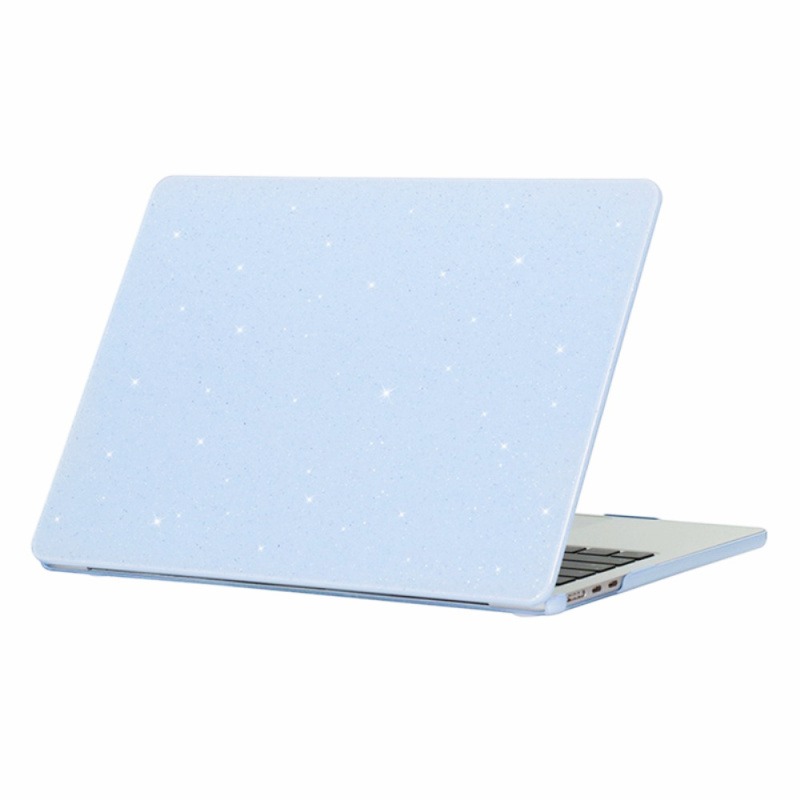 FUNDA CASE PARA MACBOOK AIR 13' M1 A1932 / A2179 / A2337- CELESTE ESCARCHADO - 1