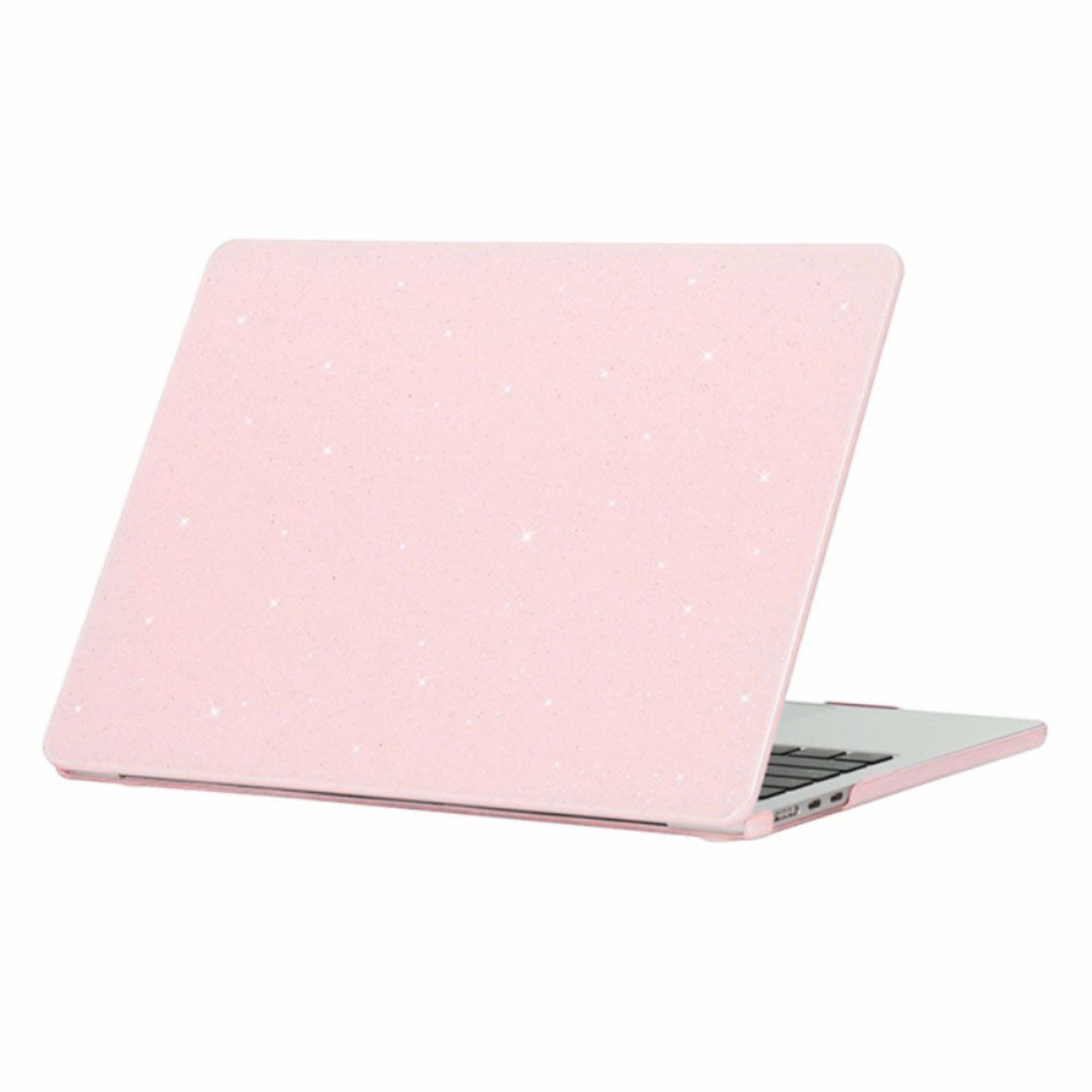 FUNDA CASE PARA MACBOOK AIR 13' M1 A1932 / A2179 / A2337- ROSADO ESCARCHADO - 1