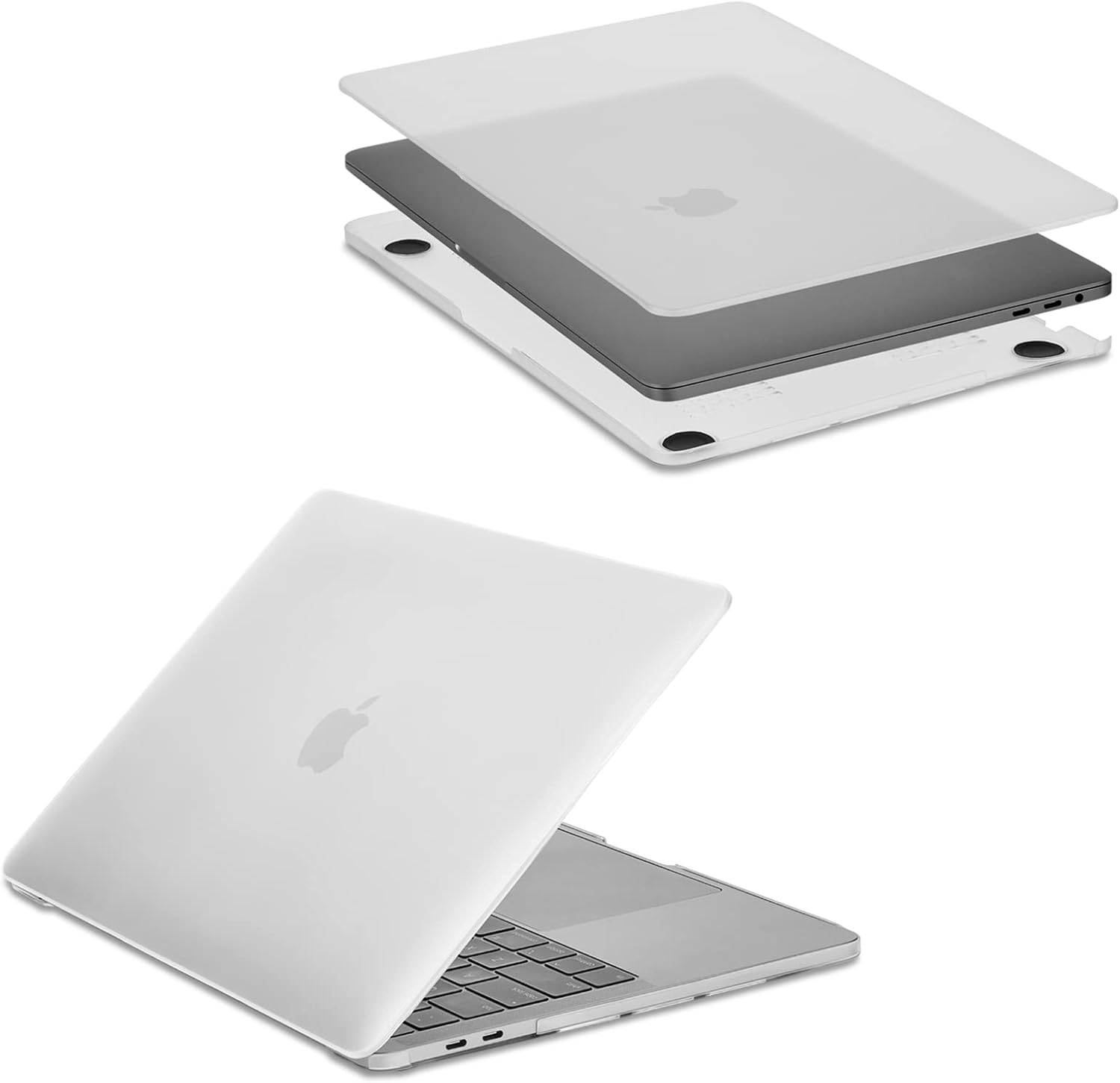 FUNDA CASE PARA MACBOOK AIR 13' M1 A1932 / A2179 / A2337 - BLANCO - 1