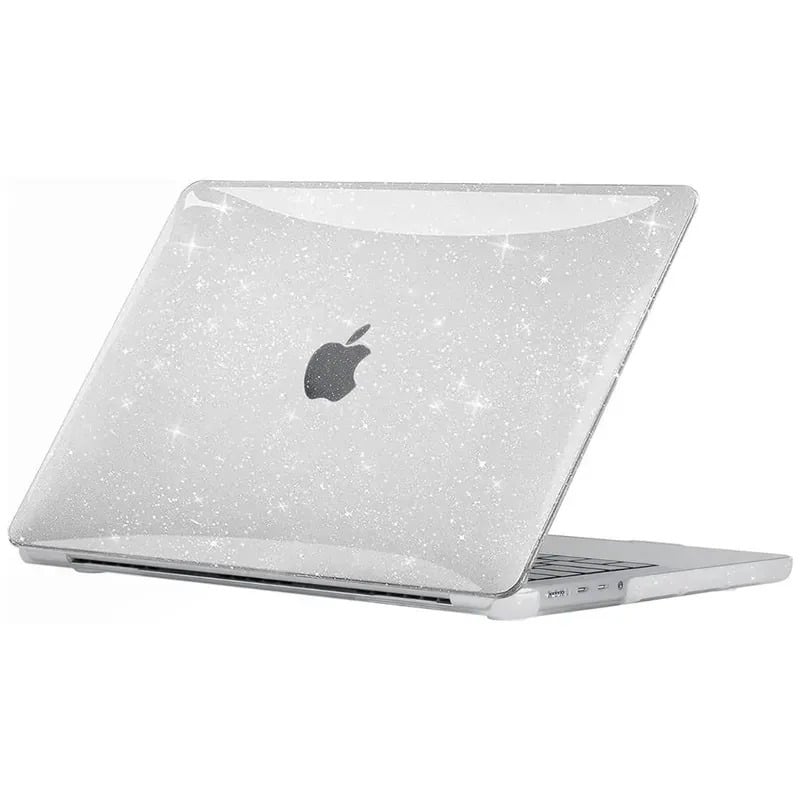 FUNDA PROTECTOR TRANSPARENTE ESCARCHADO PARA MACBOOK PRO M1 -M2 13.3 ' - 1