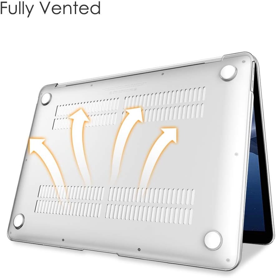 FUNDA CASE PROTECTOR PARA MACBOOK PRO M1 - M2 13.3 ' - TRANSPARENTE - 2