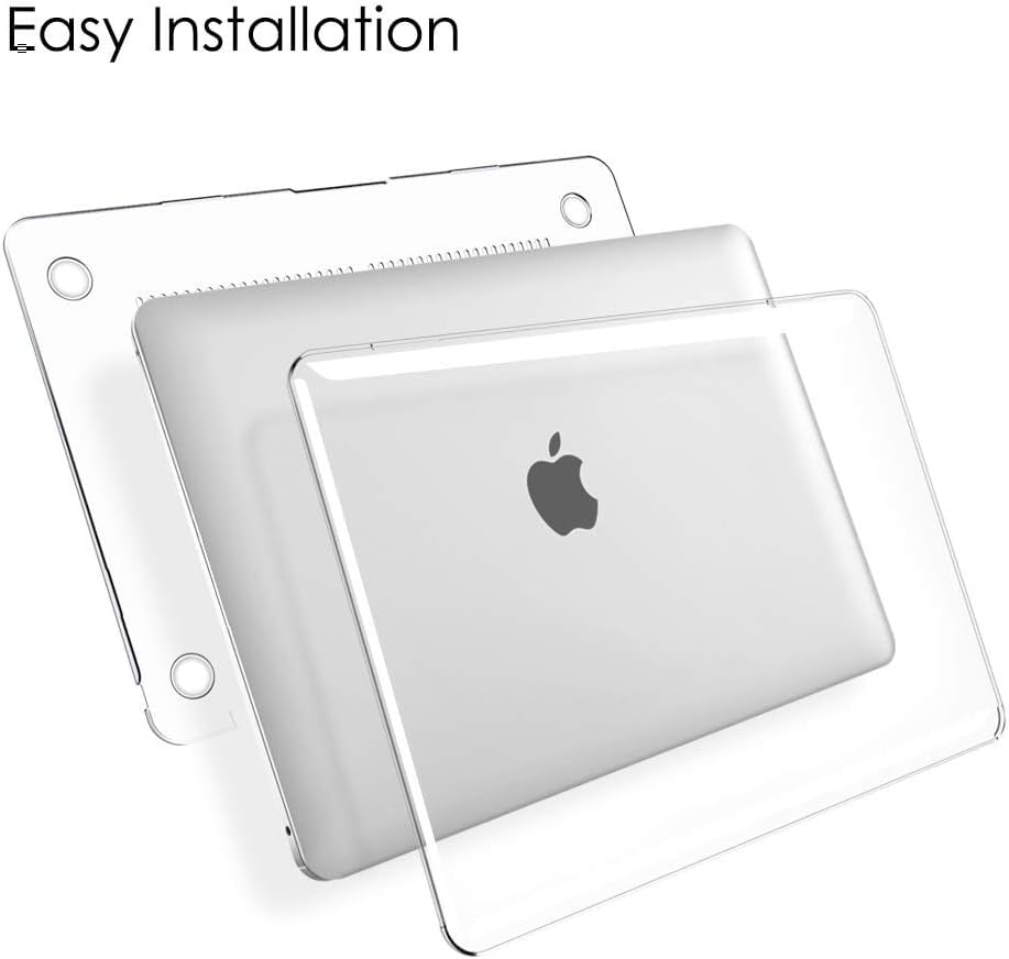 FUNDA CASE PARA MACBOOK AIR 13' M1  A1932 / A2179 / A2337- TRANSPARENTE - 3