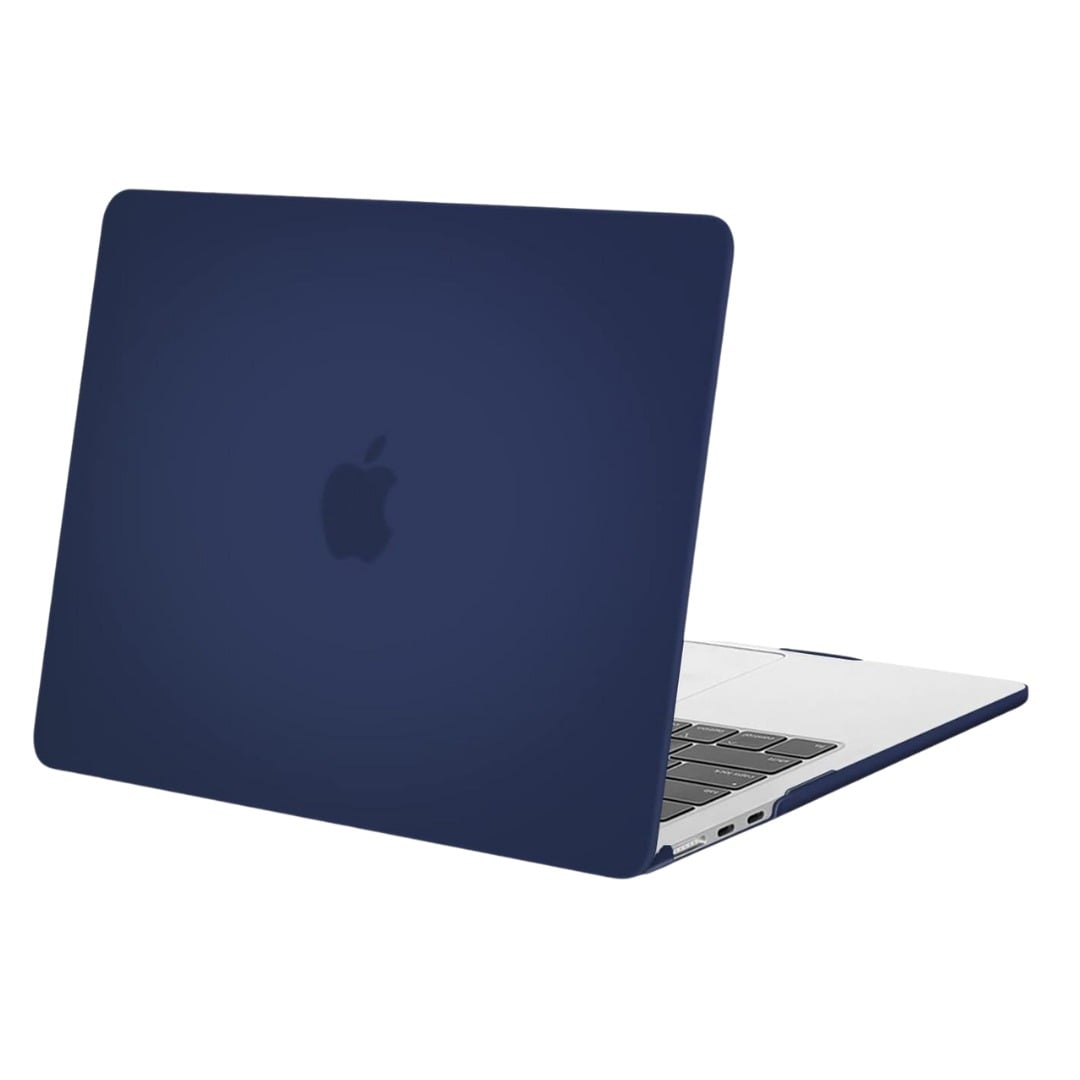 FUNDA CASE PARA MACBOOK AIR 13.6 ' M5 A3449 / M4 A3240/ M3 A3113 / M2 A2681 - AZUL OSCURO - 1