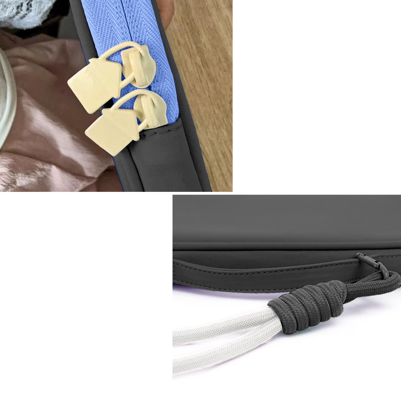 FUNDA ORGANIZADORA CORREA PARA TABLET / IPAD Y ACCESORIOS 11 PULGADAS - NEGRO - 5