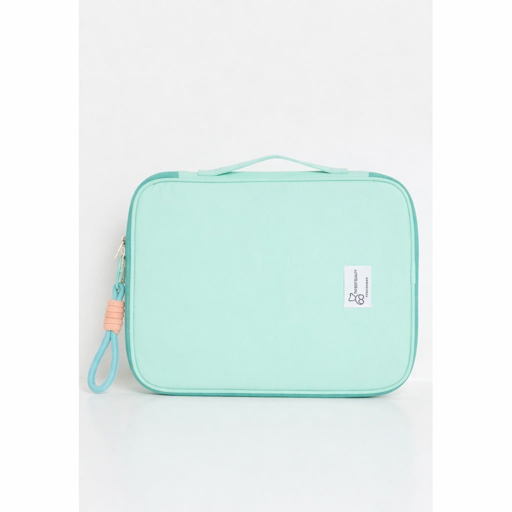 FUNDA ORGANIZADORA CORREA PARA TABLET / IPAD Y ACCESORIOS 11 PULGADAS - VERDE - 1