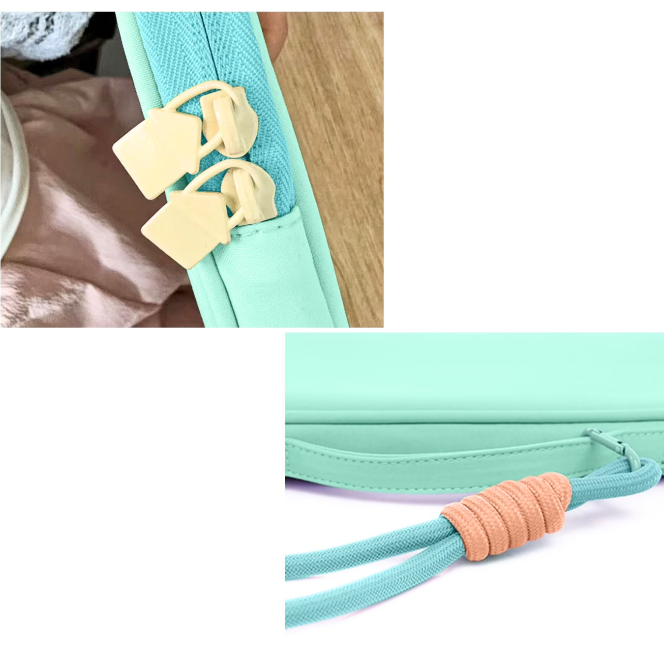 FUNDA ORGANIZADORA CORREA PARA TABLET / IPAD Y ACCESORIOS 11 PULGADAS - VERDE - 5