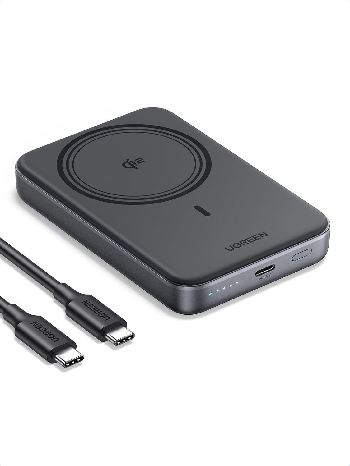 UGREEN NEXODE CARGADOR QI2 MAGNÉTICO PORTÁTIL 10000MAH USB C 30W / MAGSAFE 15W PB761 45763 - 1