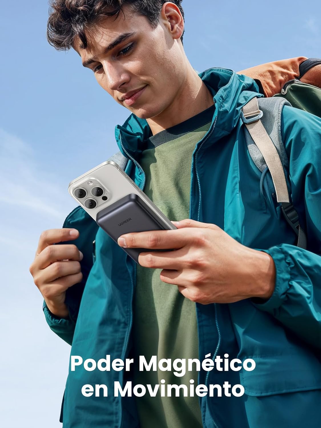 UGREEN NEXODE CARGADOR QI2 MAGNÉTICO PORTÁTIL 10000MAH USB C 30W / MAGSAFE 15W PB761 45763 - 7