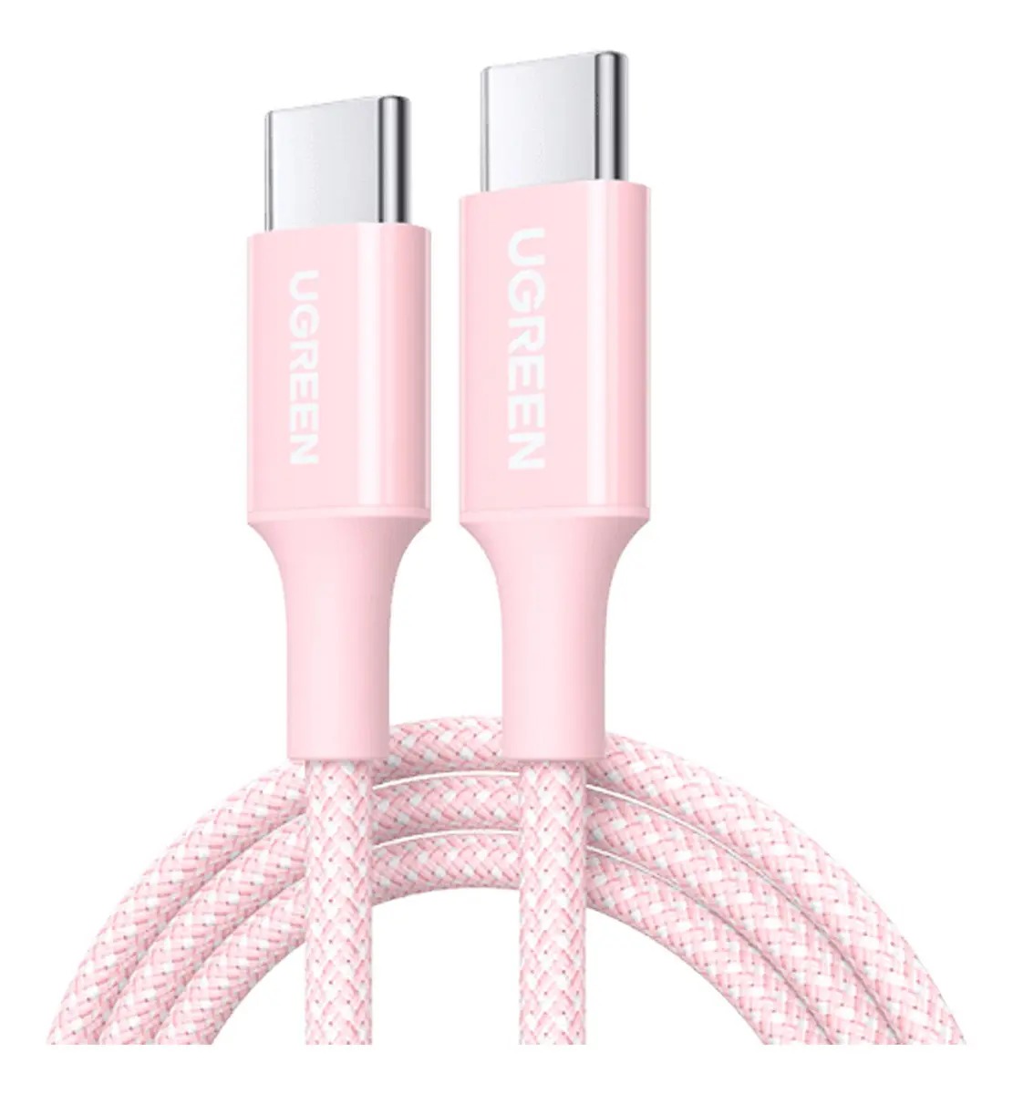 UGREEN CABLE CARGA RÁPIDA 2M USB C A USB C 100W L502 65252 ROSADO - 2