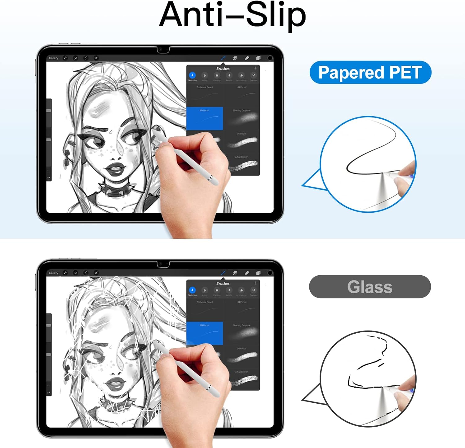 WIWU PROTECTOR DE PANTALLA TEXTURA PAPEL PARA IPAD A16 11TH  IPAD10TH GEN. - 3