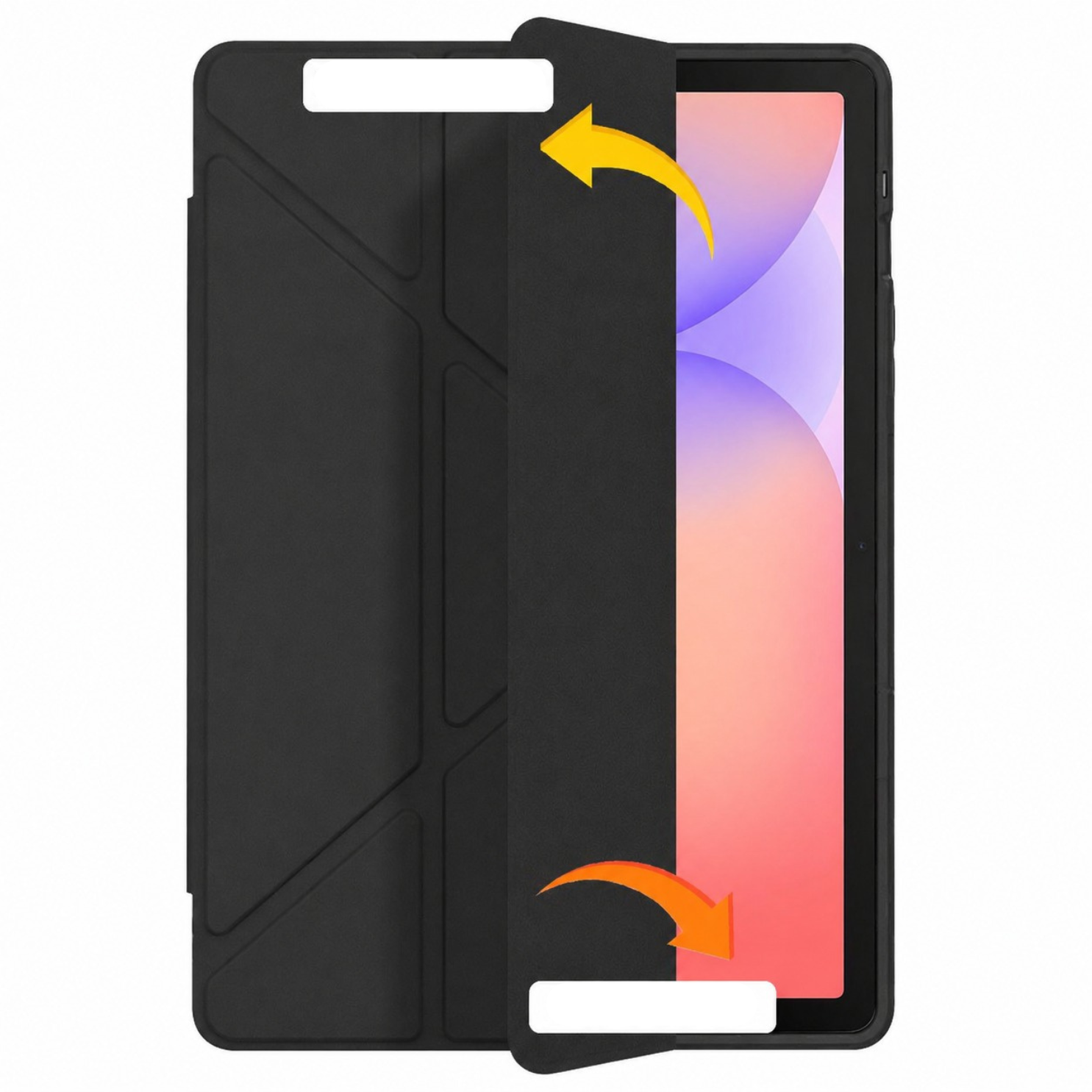 FUNDA SMART CASE PLEGABLE PARA SAMSUNG S10 LITE  S10 FE  S10 - NEGRO - 2