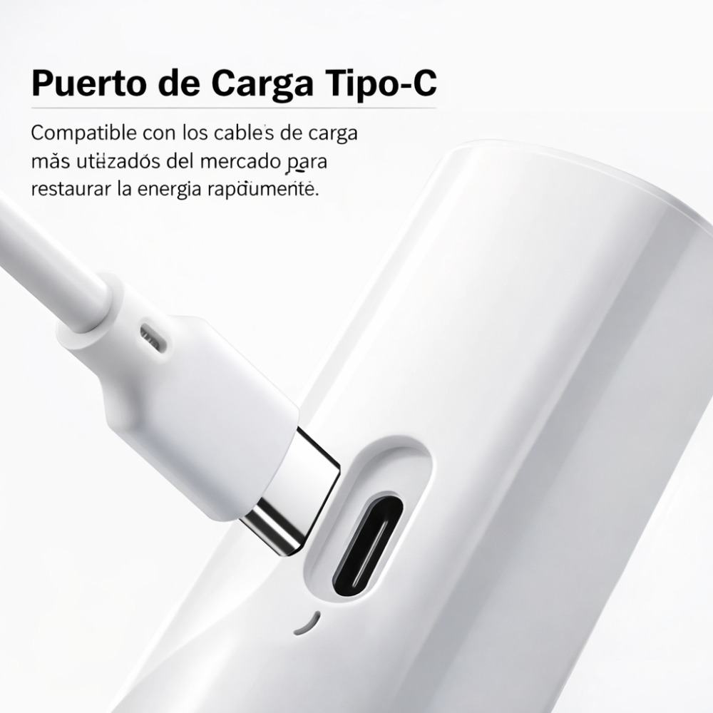 MINI LINTERNAUV PARA UÑAS GEL SUPERFIRE S6 3W RECARGABLE USB BLANCO USB - 6