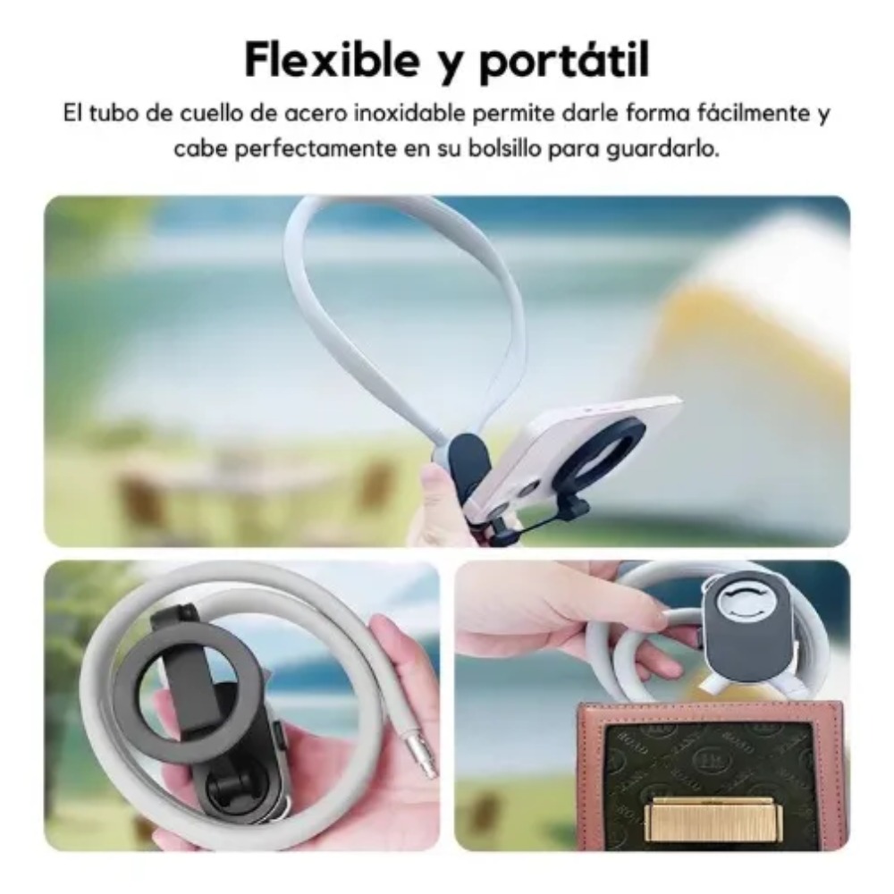 SOPORTE MAGNÉTICO DE CUELLO POV MANOS LIBRES IPHONE ANDROID - 3