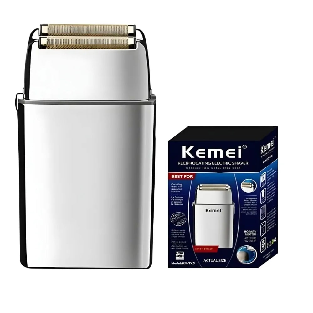 AFEITADORA ELÉCTRICA KEMEI KM-TX5 SHAVER INALÁMBRICA - 1