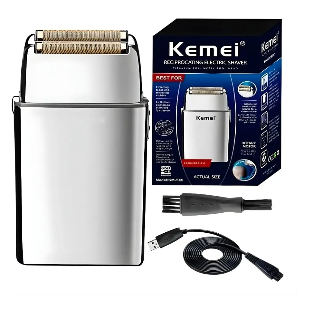 AFEITADORA ELÉCTRICA KEMEI KM-TX5 SHAVER INALÁMBRICA - 2