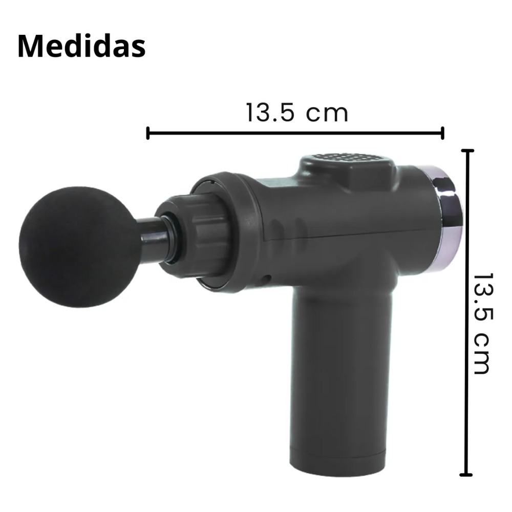 MASAJEADOR MUSCULAR DE PISTOLA DE 20 VELOCIDADES DIGITAL - 2