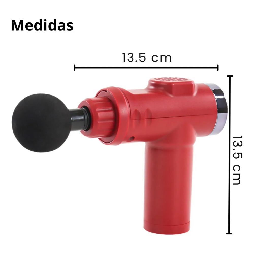 MASAJEADOR MUSCULAR DE PISTOLA DE 20 VELOCIDADES DIGITAL - 2