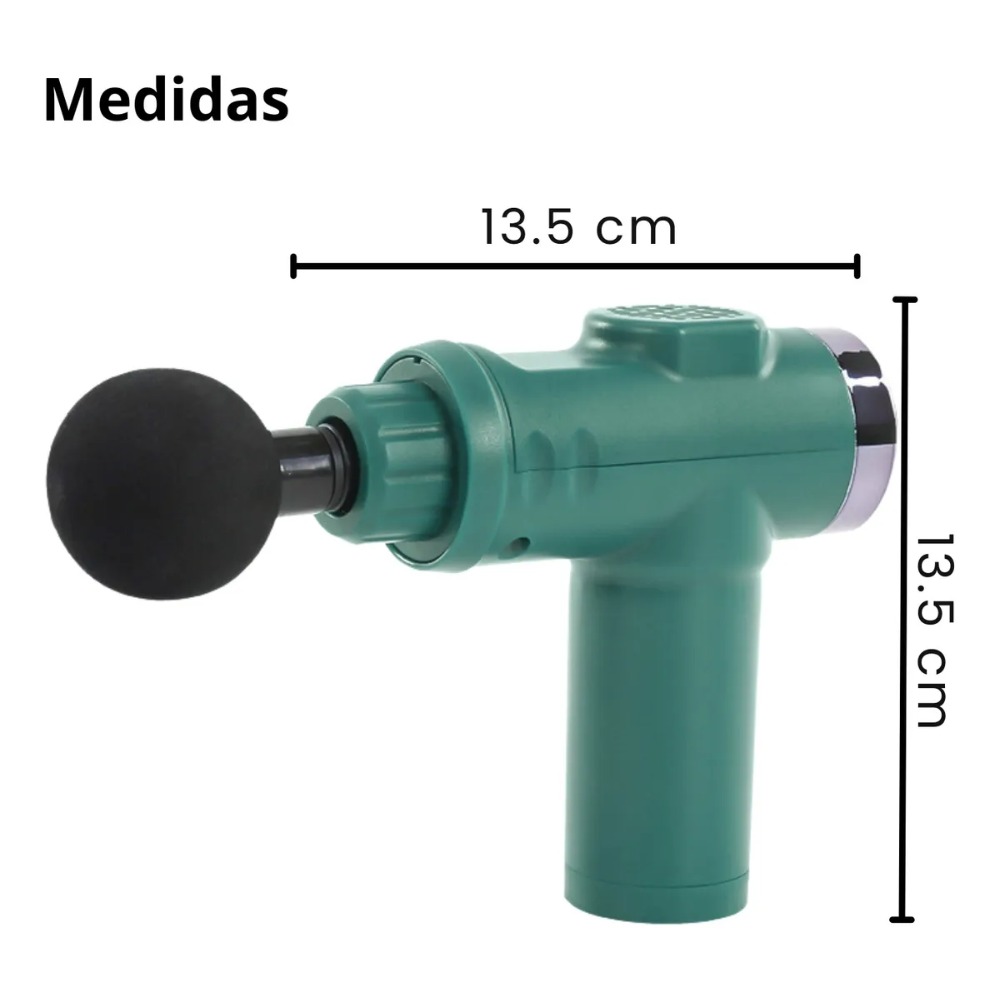 MASAJEADOR MUSCULAR DE PISTOLA DE 20 VELOCIDADES DIGITAL - 2