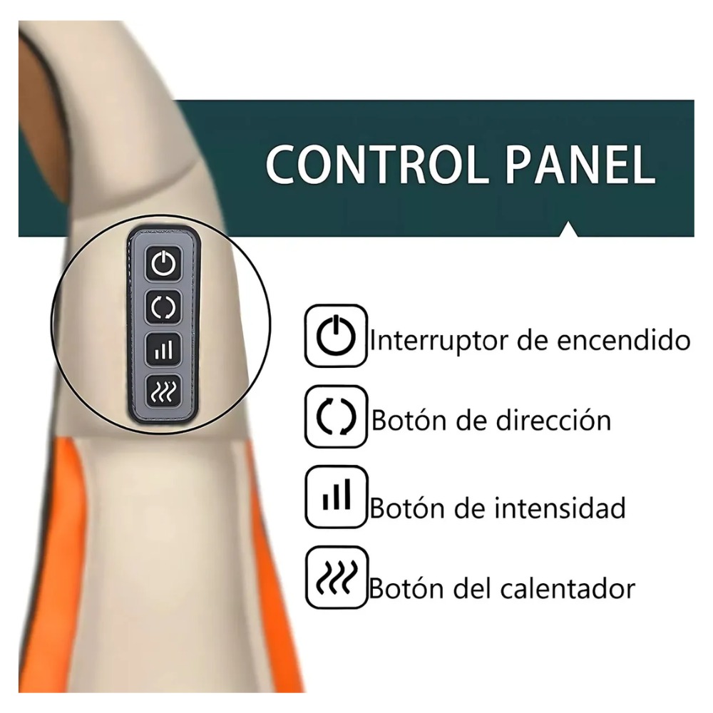MASAJEADOR ELÉCTRICO CUELLO ESPALDA HOMBROS - 2