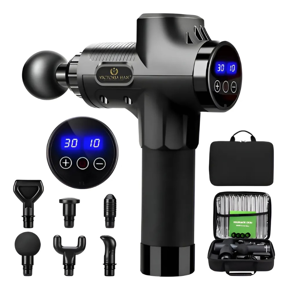 MASAJEADOR MUSCULAR MAX GUN PROFESIONAL DE 30 VELOCIDADES - 1