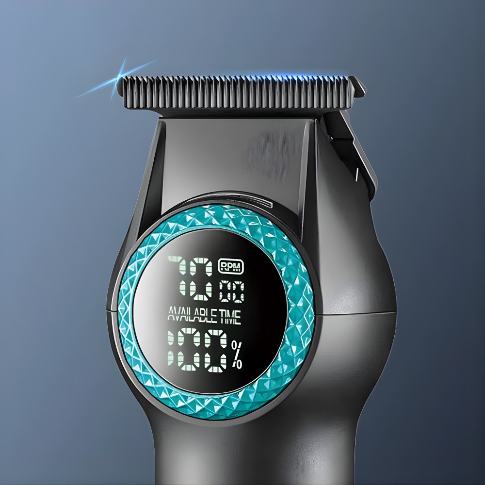 MÁQUINA TRIMMER PROFESIONAL VGR V-990 LUZ LED TURBO 8000RPM - 4