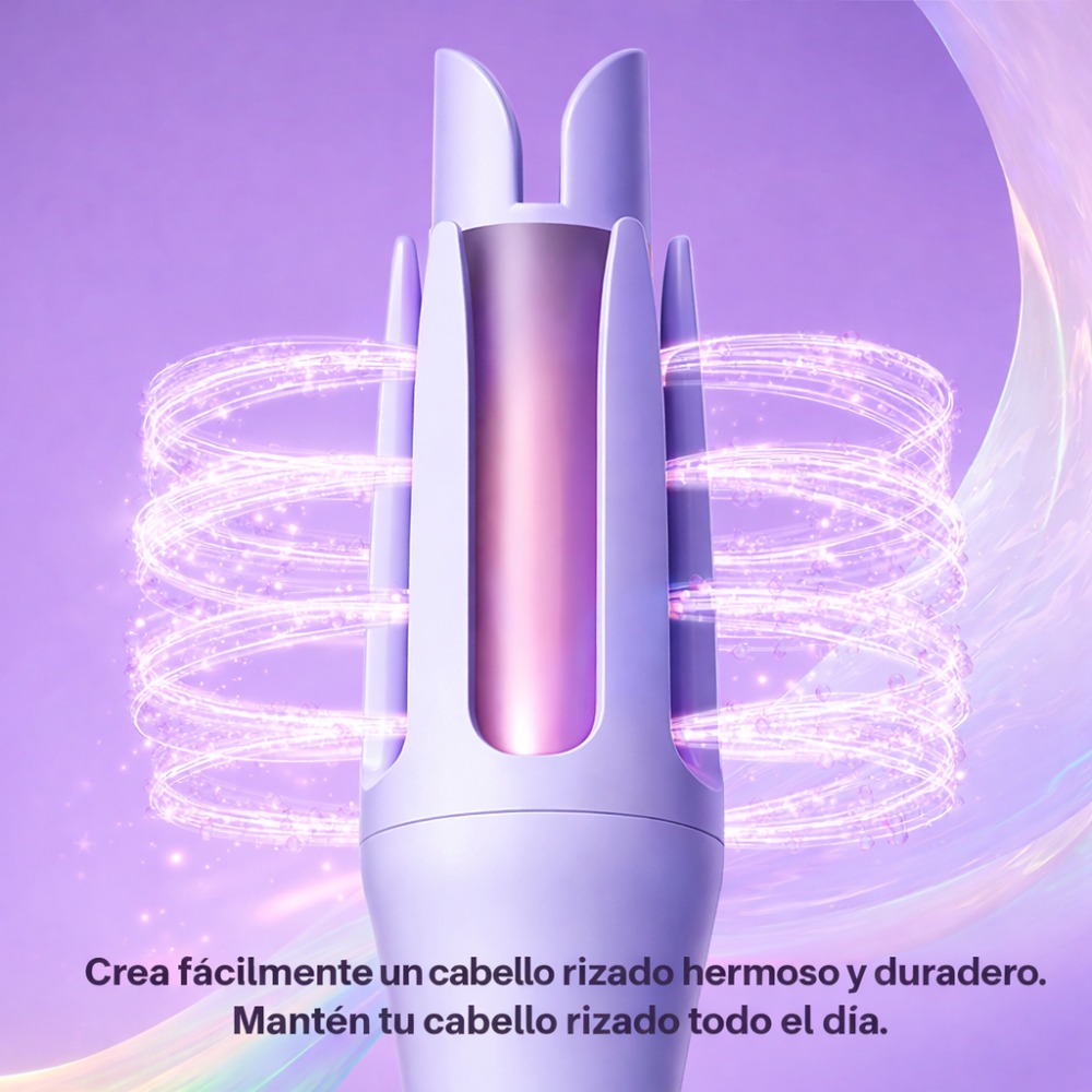 RIZADORA DE CABELLO AUTOMÁTICO EGGROLL 30 LILA - 7