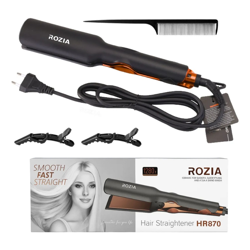 PLANCHA DE CABELLO ROZIA HR870 CERÁMICA PROFESIONAL - 3