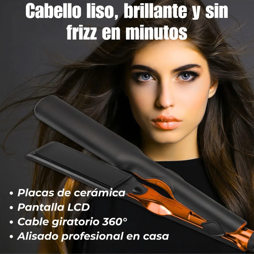 PLANCHA DE CABELLO ROZIA HR870 CERÁMICA PROFESIONAL - 6