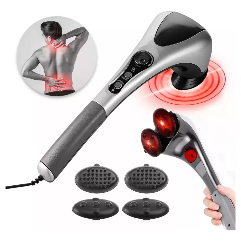 MASAJEADOR CORPORAL ELÉCTRICO CON DOBLE CABEZAL INFRARROJO - 1