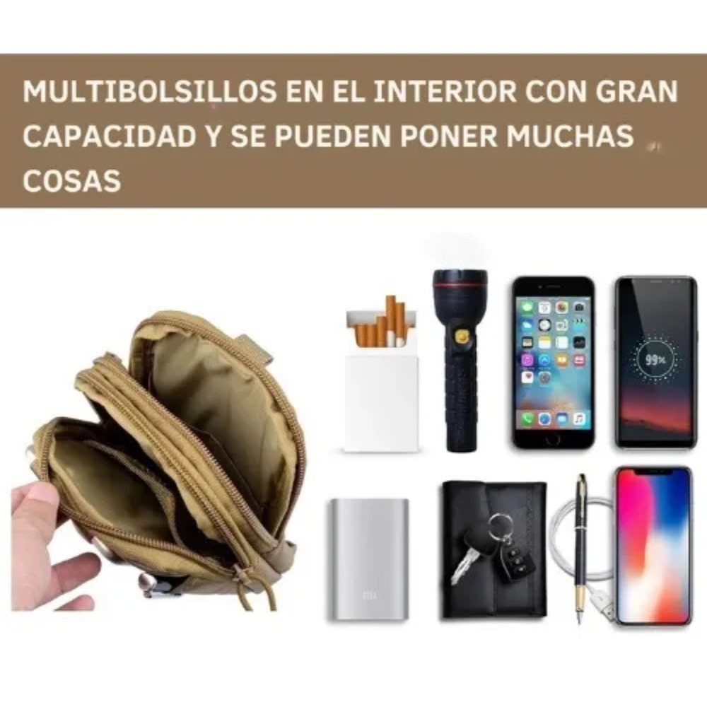 MORRAL MILITAR TÁCTICO DEPORTE MENSAJERO MOLLE BOLSO - 7