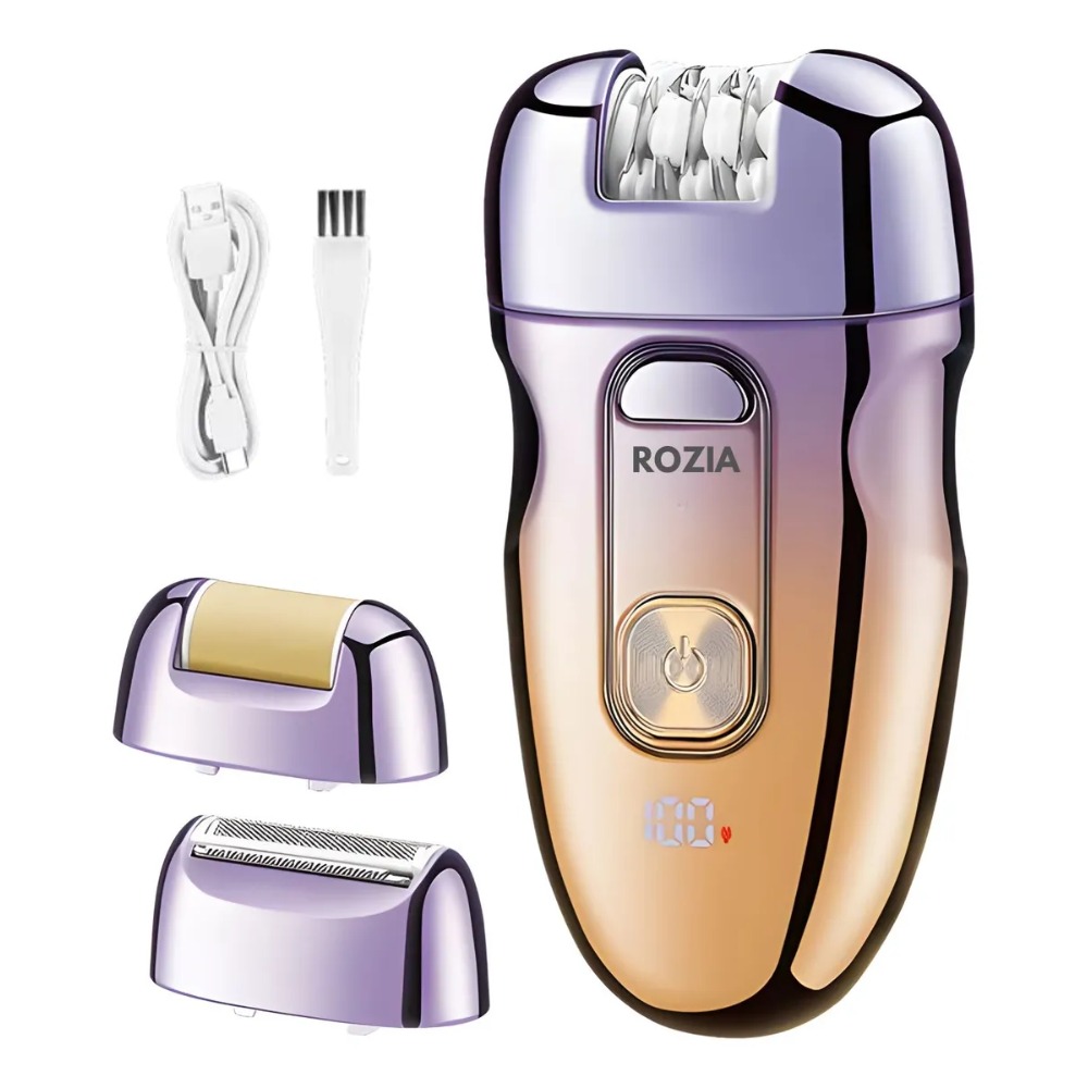 DEPILADORA FACIAL Y CORPORAL PARA DAMA 3 EN1 RECARGABLE - 2
