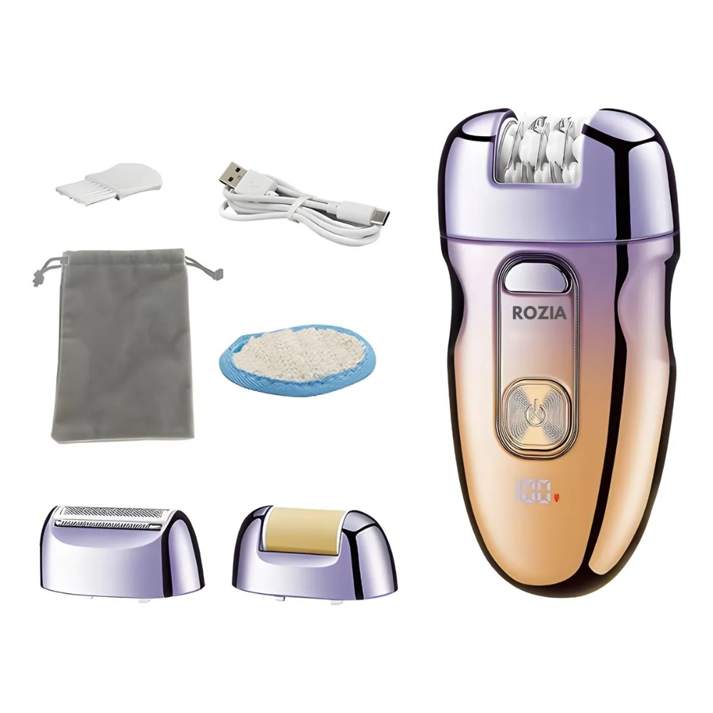 DEPILADORA FACIAL Y CORPORAL PARA DAMA 3 EN1 RECARGABLE - 8