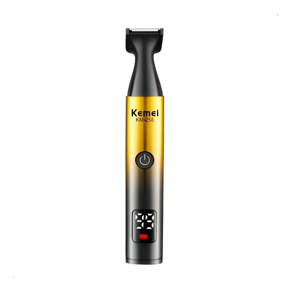 CORTADORA DE CABELLO KEMEI KM-255 4 EN 1 RECARGABLE PORTATIL - 1