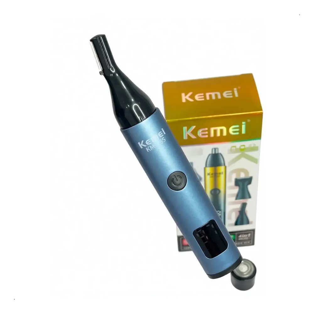 CORTADORA DE CABELLO KEMEI KM-255 4 EN 1 RECARGABLE AZUL - 5