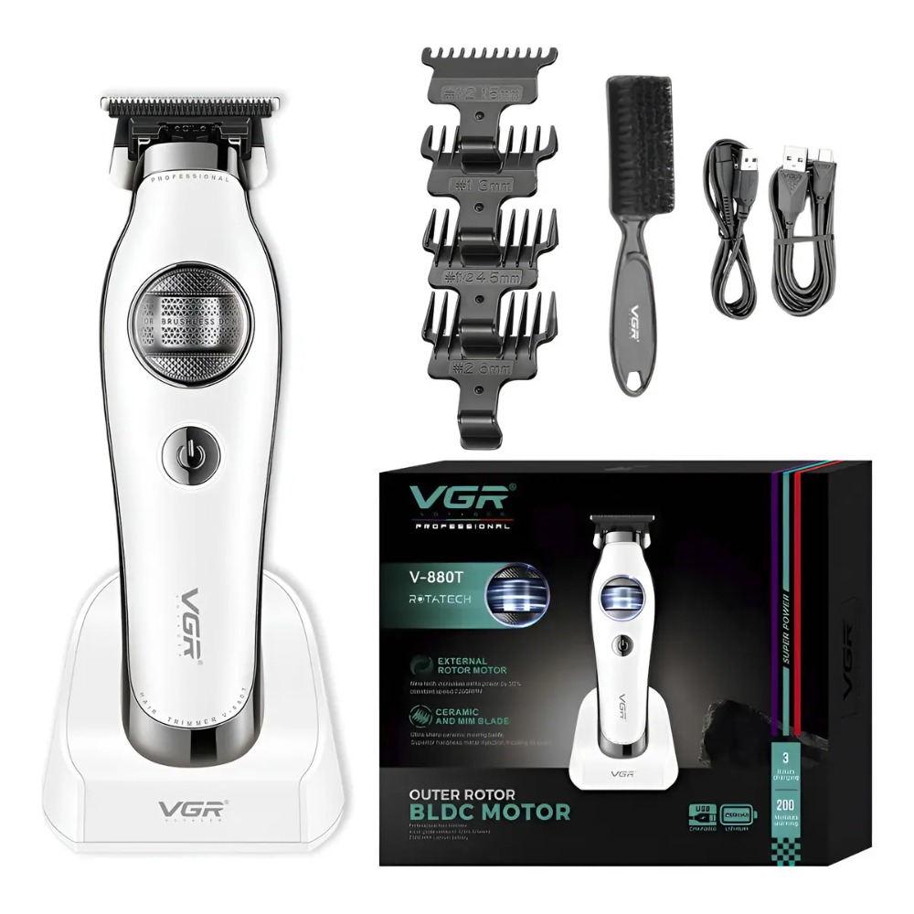 CORTADORA PELO PATILLERA VGR V-880T ROTATECH BLDC 7200RPM - 1