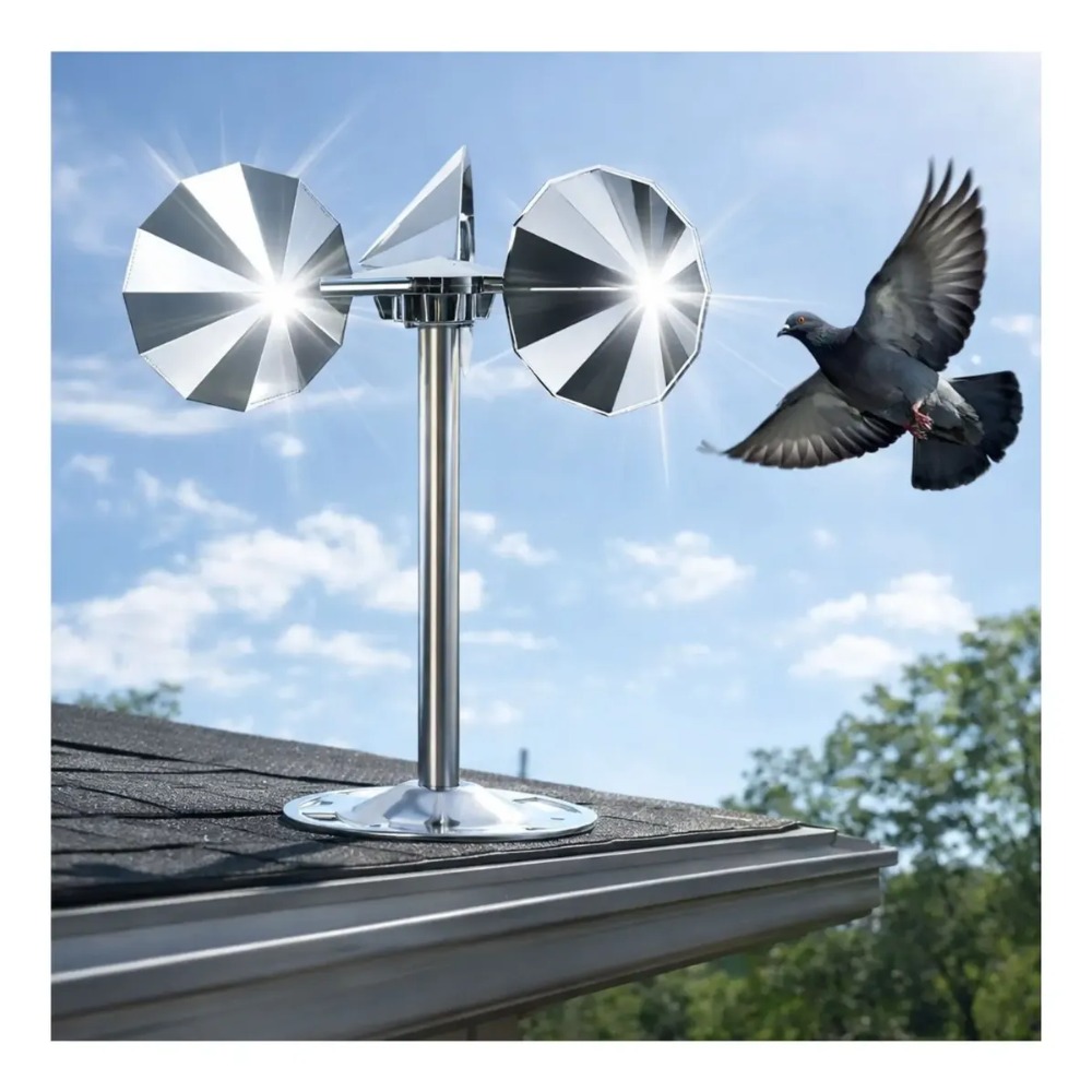 AHUYENTADOR DE AVES REFLECTANTE PARA TECHOS Y JARDINES - 2