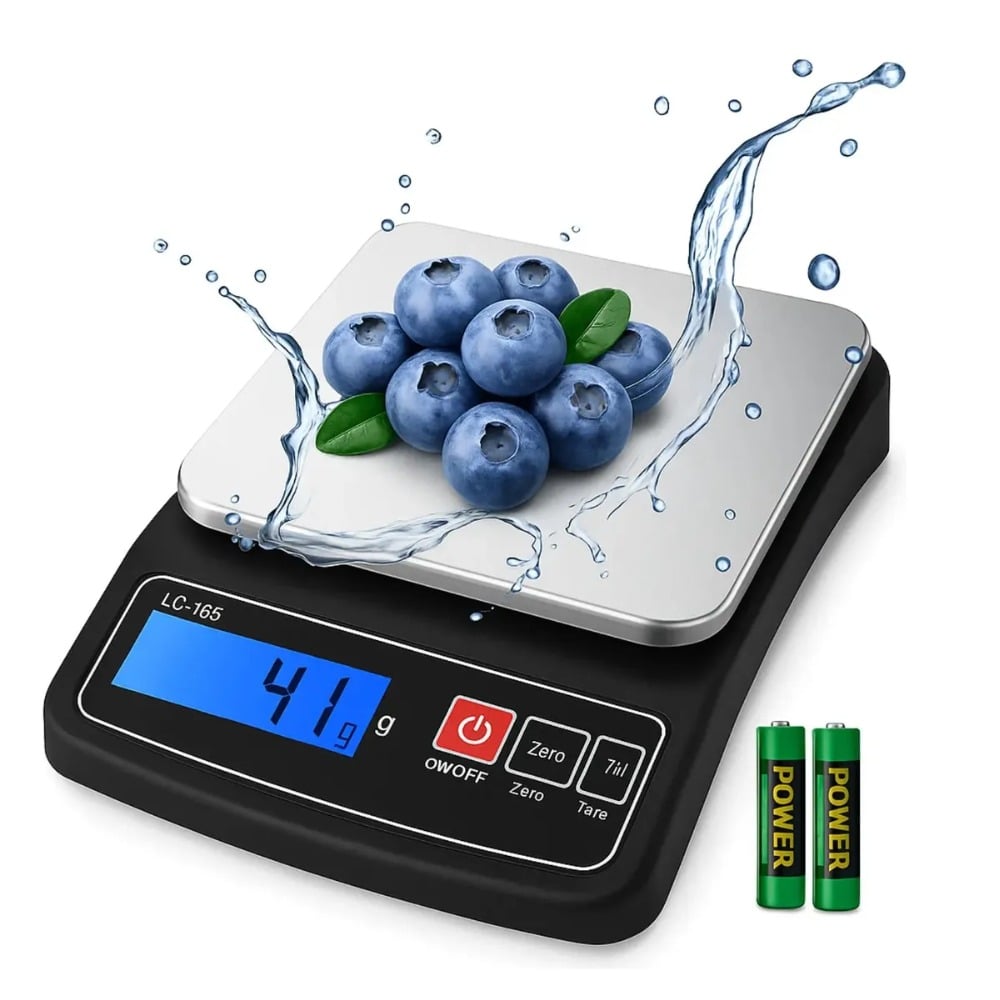 BALANZA DIGITAL COCINA 5KG ALTA PRECISIÓN ACERO INOXIDABLE - 1