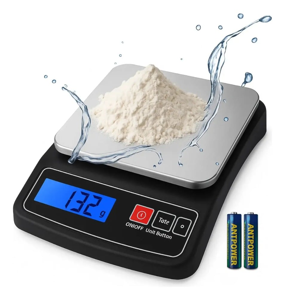 BALANZA DIGITAL COCINA 5KG ALTA PRECISIÓN ACERO INOXIDABLE - 2