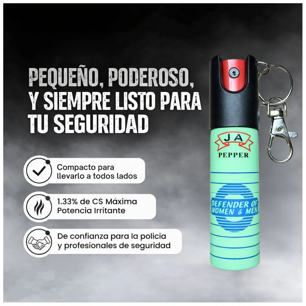 GAS PIMIENTA LLAVERO 20ML COMPACTO CON SEGURO - 3