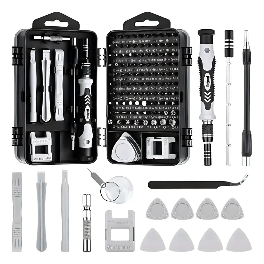 KIT DESTORNILLADORES PRECISIÓN 110 PIEZAS CELULAR LAPTOP PC - 2