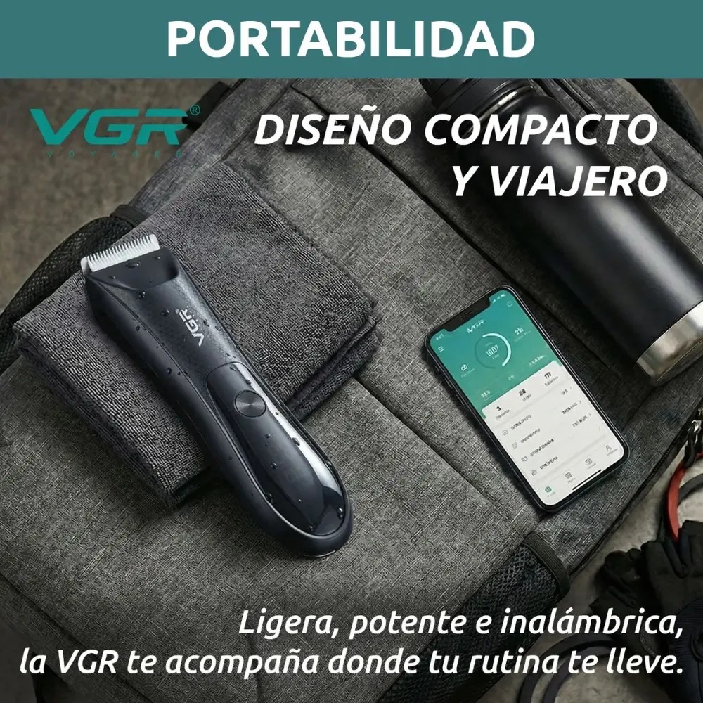TRIMMER CORPORAL ÍNTIMO HOMBRE IMPERMEABLE RECARGABLE - 7