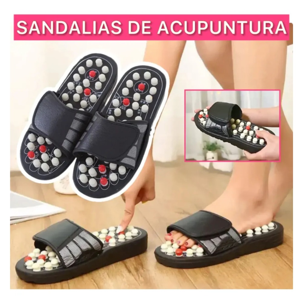 MASAJEADORAS SANDALIAS FASCITIS PLANTAR ALIVIO DOLOR PIES TALLA 38-39 - 2