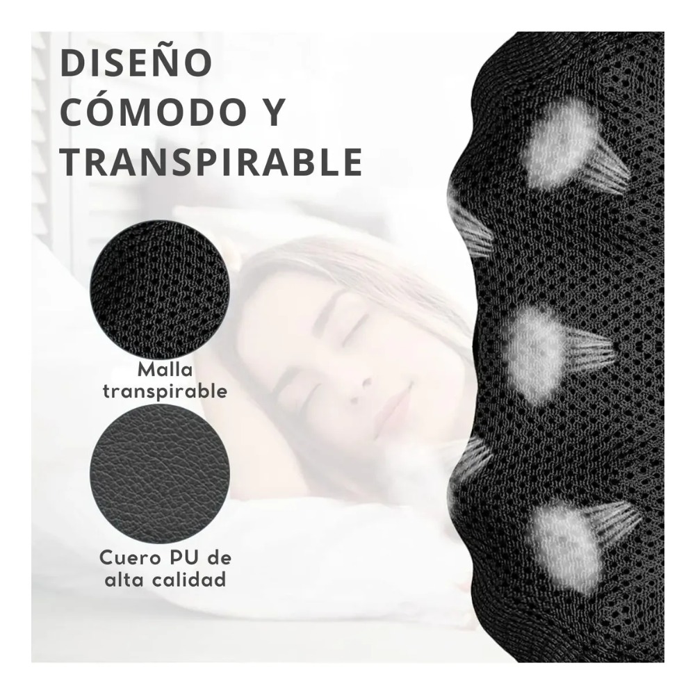 MASAJEADOR SHIATSU CUELLO ESPALDA CON CALOR RECARGABLE - 4