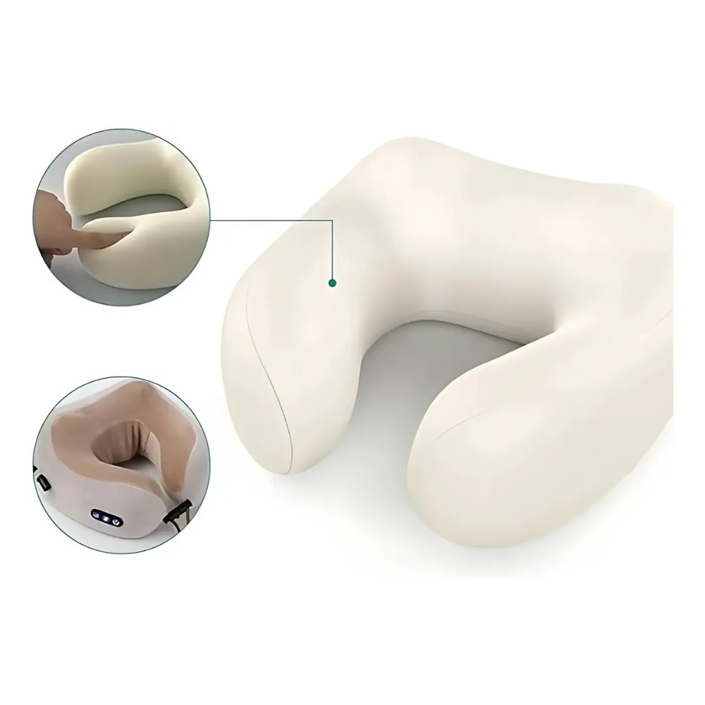 ALMOHADA DE MASAJE CERVICAL CUELLO PORTÁTIL RECARGABLE - 4