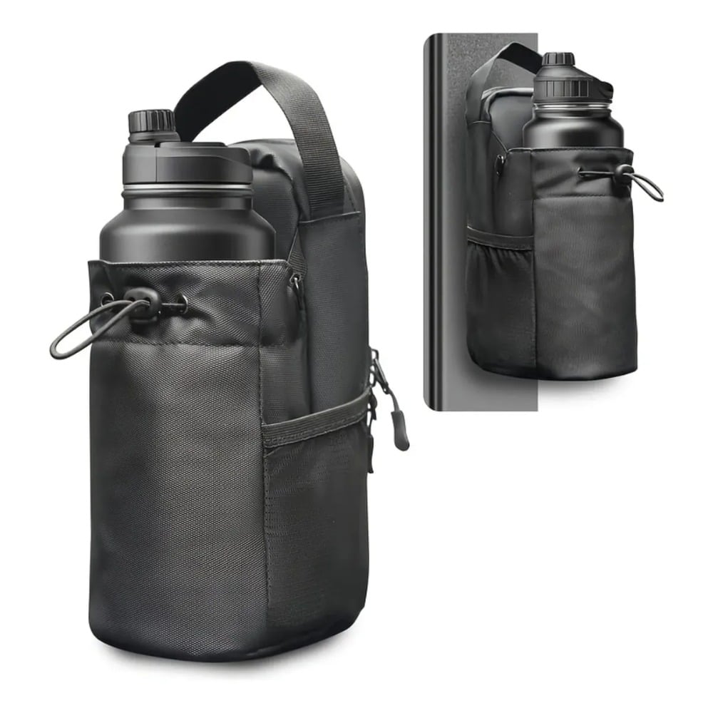 BOLSO MAGNÉTICO PARA GYM PORTA BOTELLA CELULAR TOALLA LLAVES - 1