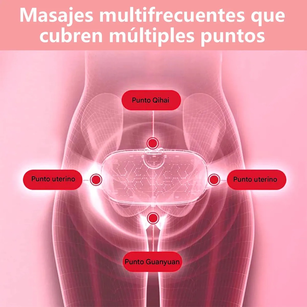 CINTURÓN TÉRMICO PORTÁTIL MENSTRUALES CÓLICOS VIBRADOR - 5