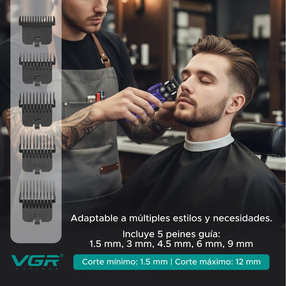 MÁQUINA DE CORTAR CABELLO CLIPPER VGR V-274 - 7