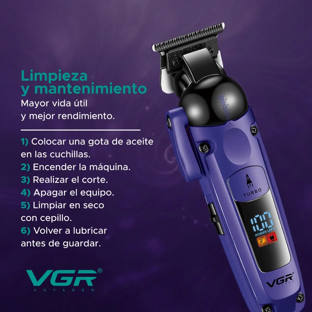 MÁQUINA DE CORTAR CABELLO CLIPPER VGR V-274 - 8