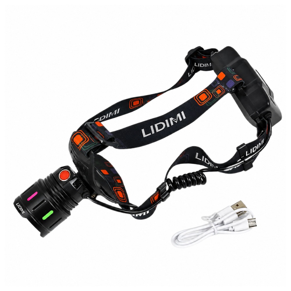 LINTERNA LED FRONTAL DE CABEZA RECARGABLE LIDIMI LD-L469C - 2